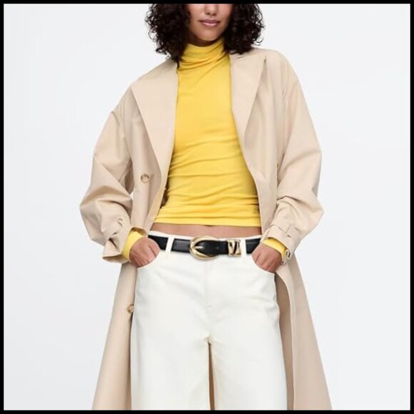 Leather Waist Belt with Gold Buckle for Jeans and Dresses main image 7